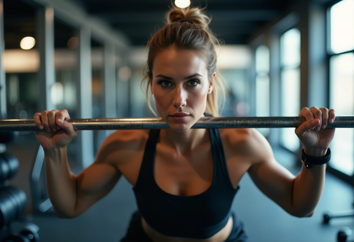 curl barre posture